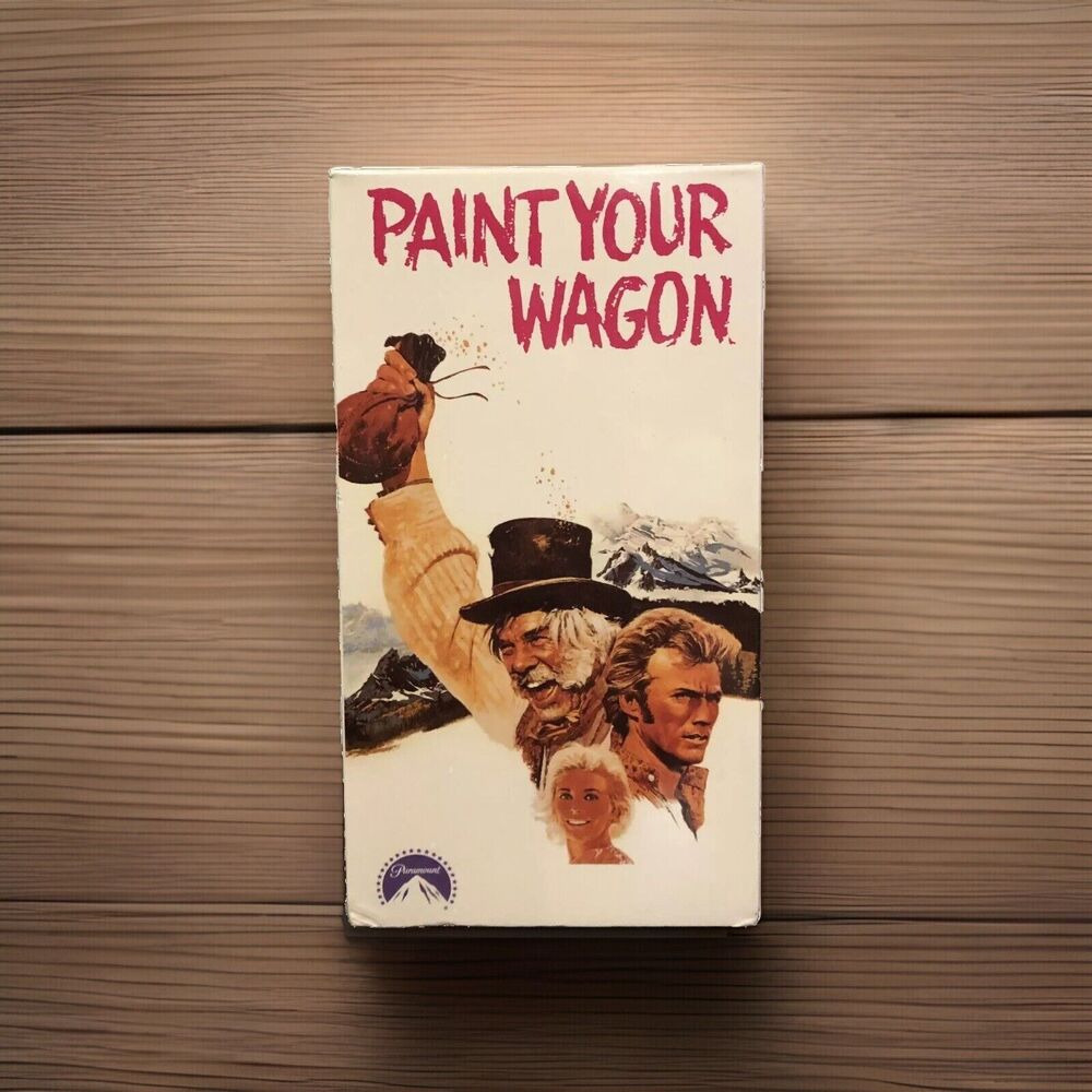 Paint Your Wagon VHS Clint Eastwood Lee Marvin Western Musical Movie 1969 PG